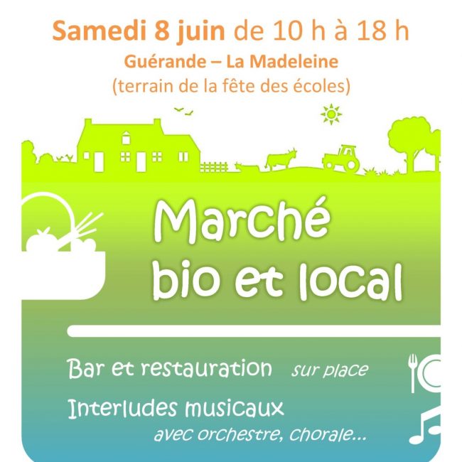 Marché bio des Consom&rsquo;acteurs de la Presquîle Guérandaise