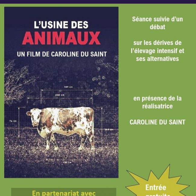 Ciné-débat: L&rsquo;usine des animaux
