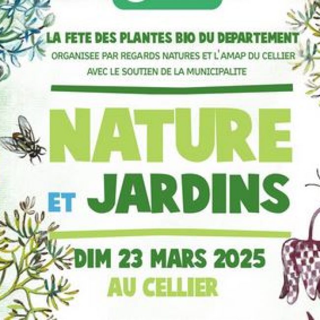 conférence et animations: NATURE ET JARDINS